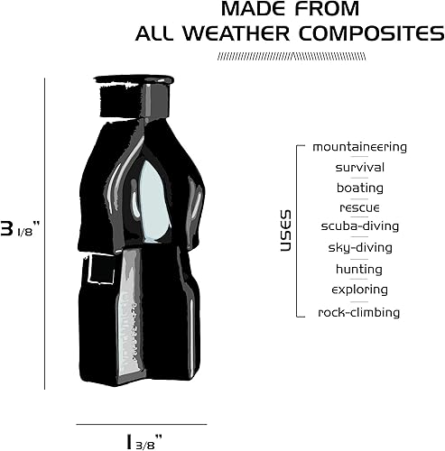 Miniatura 2 de El silbato más fuerte del mundo original de hasta 142 db de alto alcance, muy largo, para árbitros, entrenadores, instructores, deportes