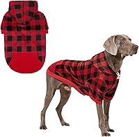 Vista 19 de KOOLTAIL Sudadera básica con capucha para perro, suave y cálido, con agujero para la correa y bolsillo, abrigo de invierno para mascotas, ropa