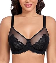 DotVol Femmes Minimizer Sexy Lace Plus Taille Full Coverage Underwire Soutien-Gorge Quotidien