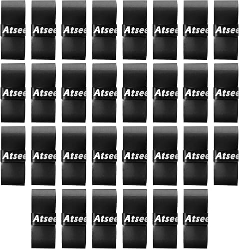 Cinta de agarre para raquetas de tenis, paquete de 6, 12 o 30 unidades, cinta de agarre para raqueta que se mantiene seca y absorbe el sudor con