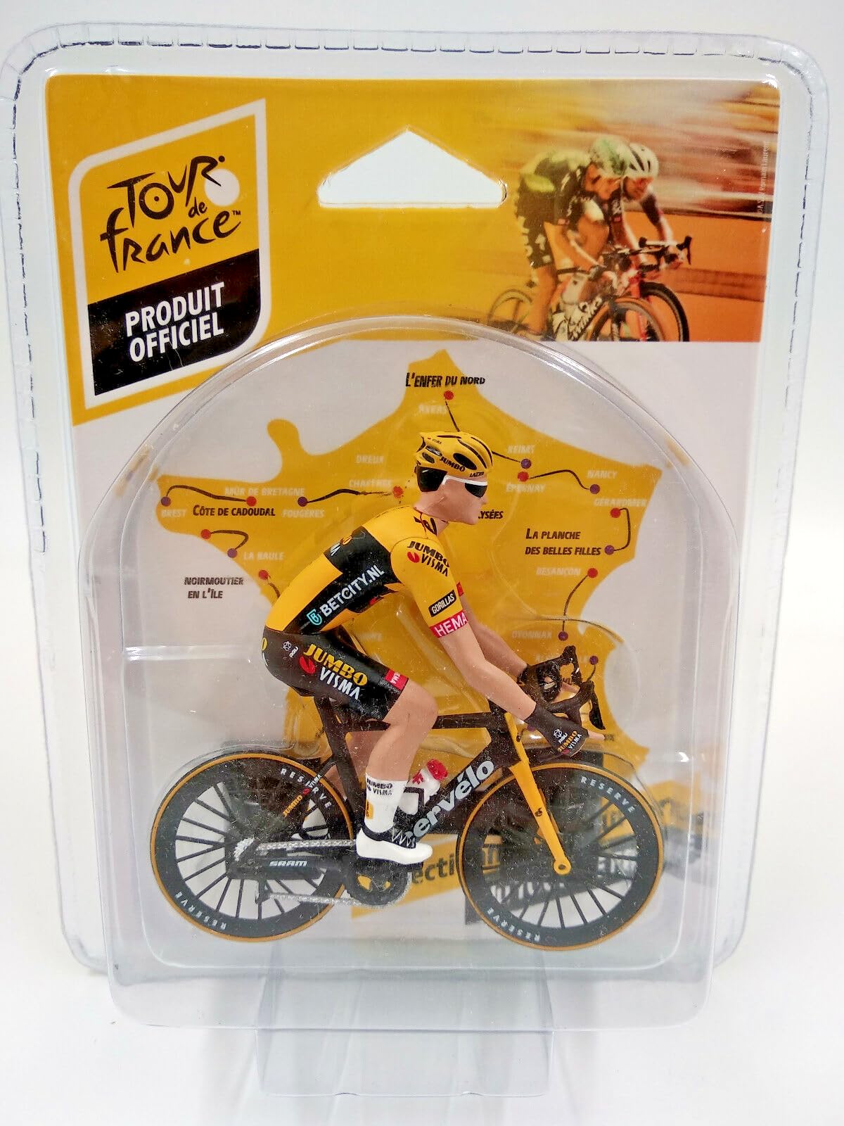 OPO 10 - Coureur Cycliste Thibaut Pinot Compatible avec GROUPAMA-FDJ Tour de France 2023 - Figurine SOLIDO 1/18 - TDF13