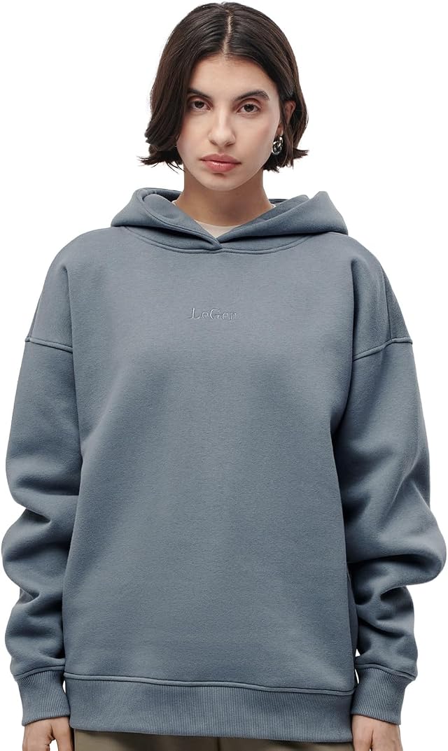 LeGer Abby Hoodie - Pullover Damen mit Kapuze - Oversized-Passform - Sweater aus Baumwolle - Mode für Damen - by Lena Gercke - Gr. 34-44