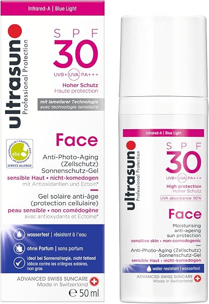 Ultrasun Anti-Ageing Crème Solaire Visage FPS 30