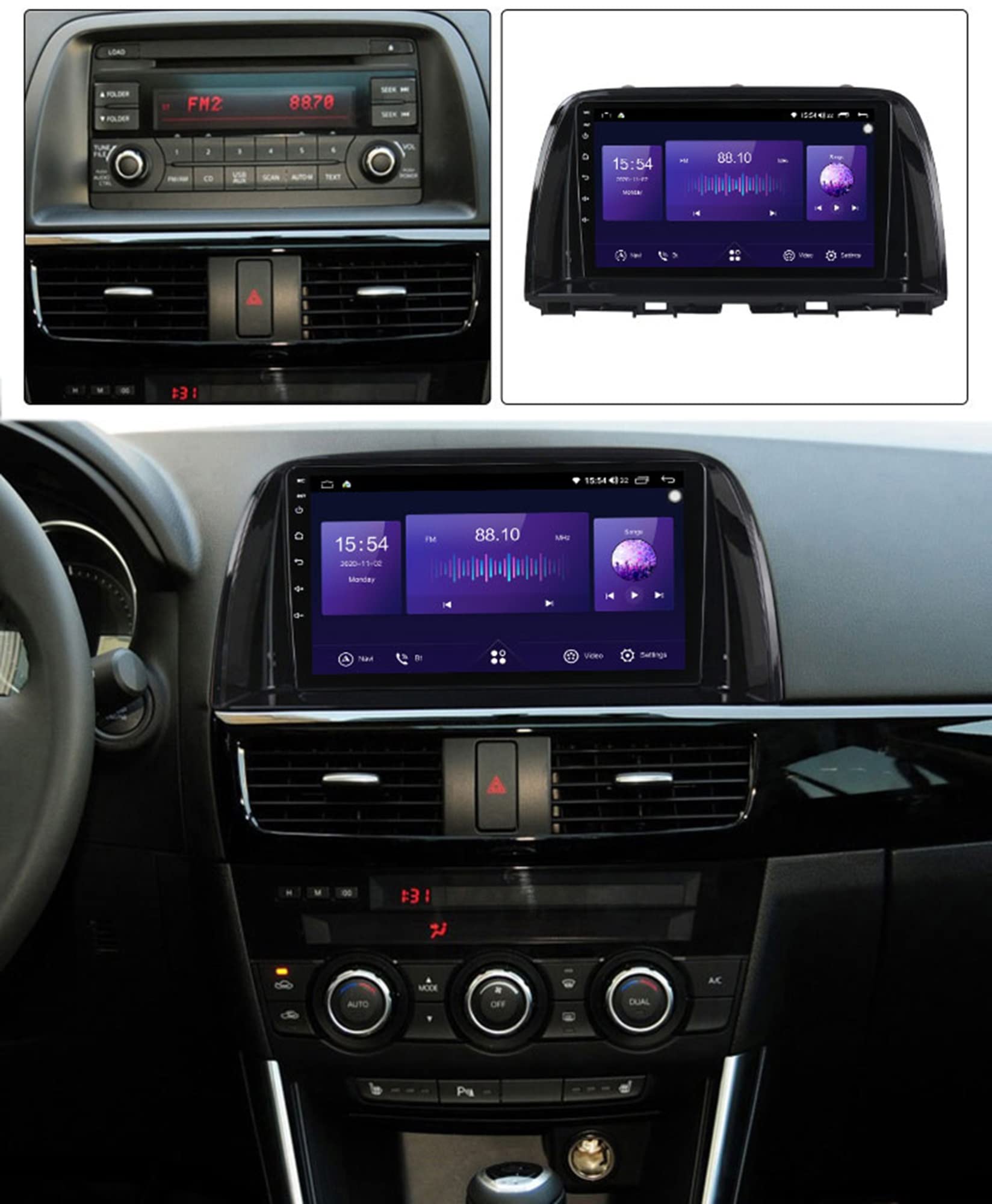 Amazon | Android 11 カーGPSナビゲーター ダブルディン 9 インチ