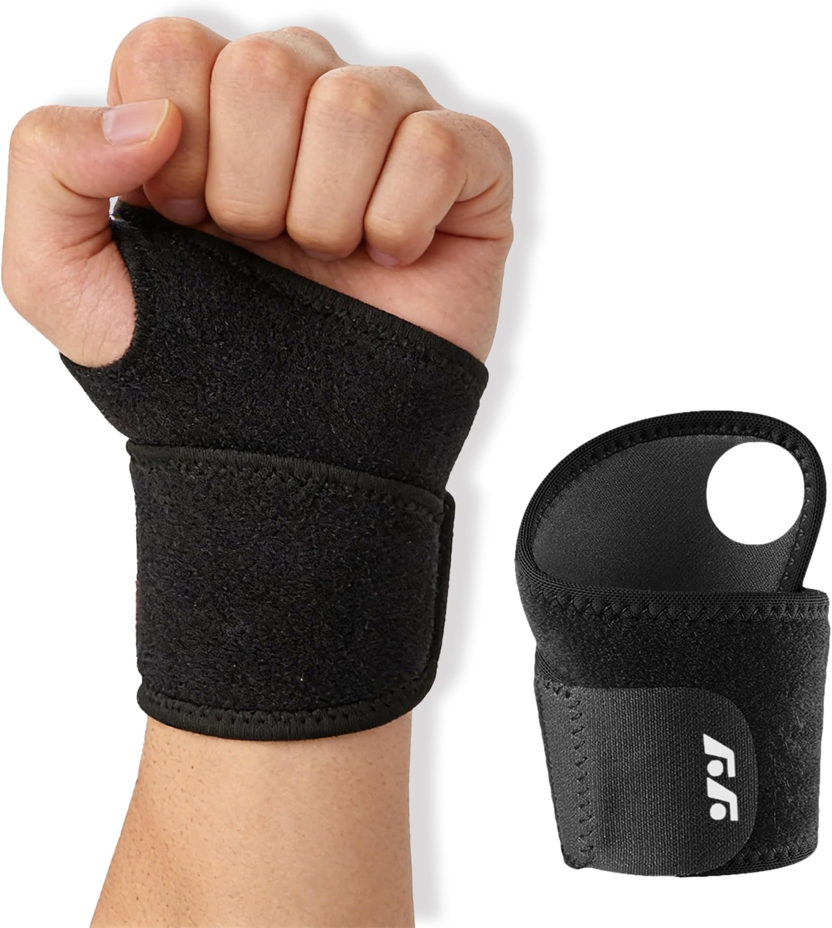 Wrist Support Brace Sports Exercise Training Hand Protector Neoprene Wrist Wraps with Thumb Loops -Suitable for Both Right and Left Hands