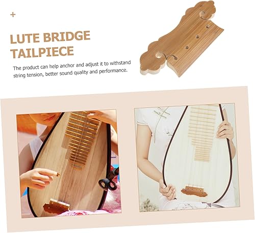 Miniatura 3 de SUPVOX 5pcs Pipa bridge Lute Bridge Tailpiece instruments for adults guitar parts replacement instrumentos musicales para adultos electric guitar