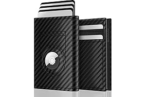 Smart Pop Up Wallet w/ AirTag Holder: The Ultimate in Functionality & Security