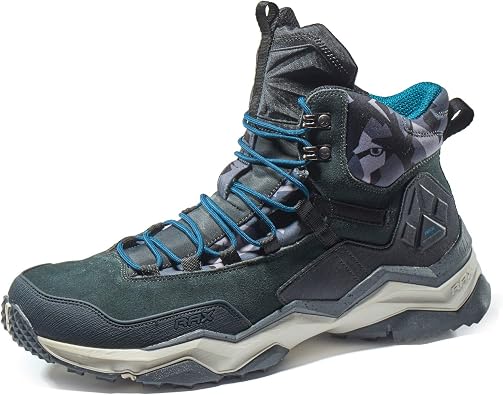 RAX Mens Wild Wolf Mid Venture Waterproof Lightweight Hiking Boots