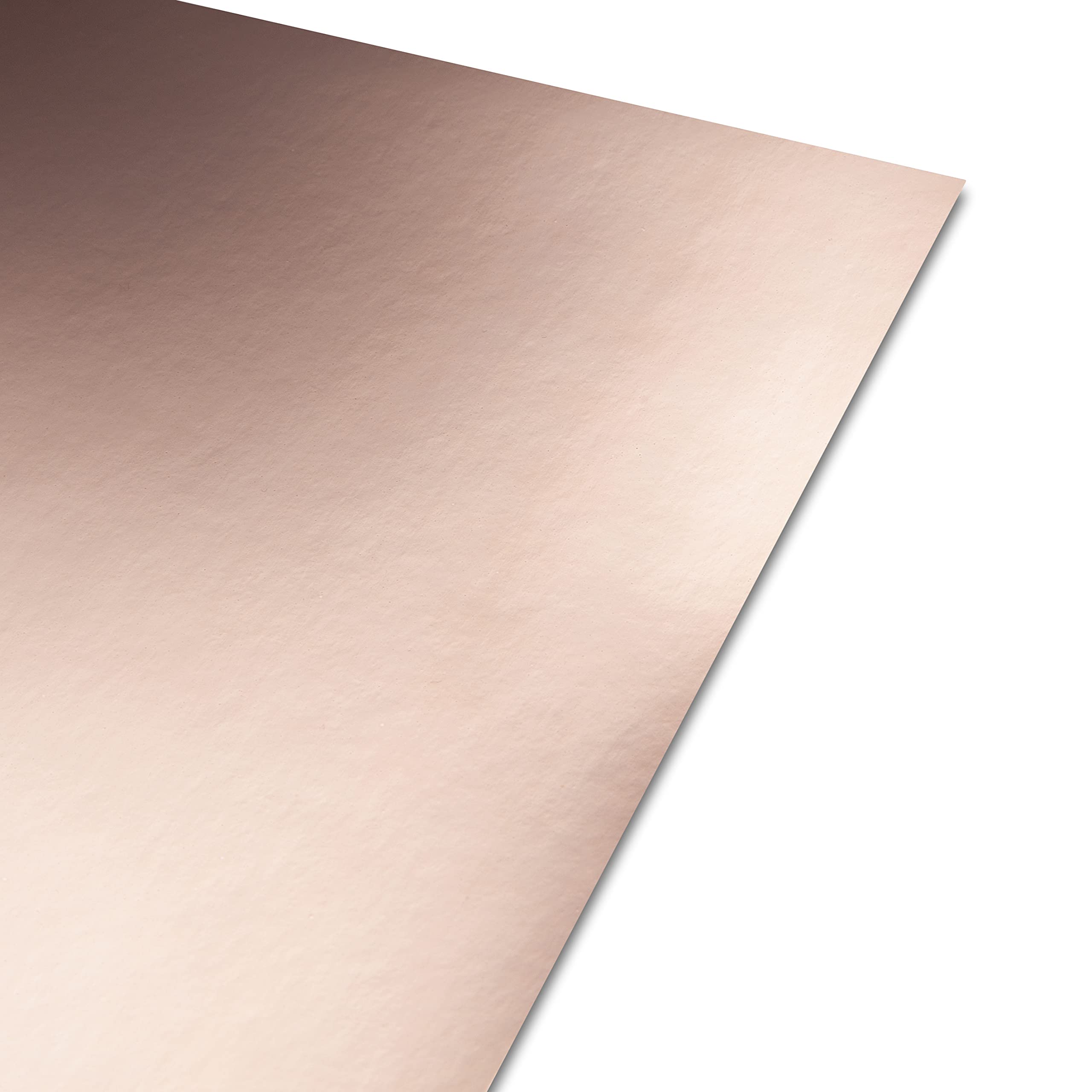 Papercutz A4 Rose Platinum Mirror Card High Gloss 250 GSM (10 Sheets) for Craft, Decorations, Card Making, Scrapbooking & Cake Topper, Durable, Coated Finish, Adhesive Friendly & Easy to Cut — image 1