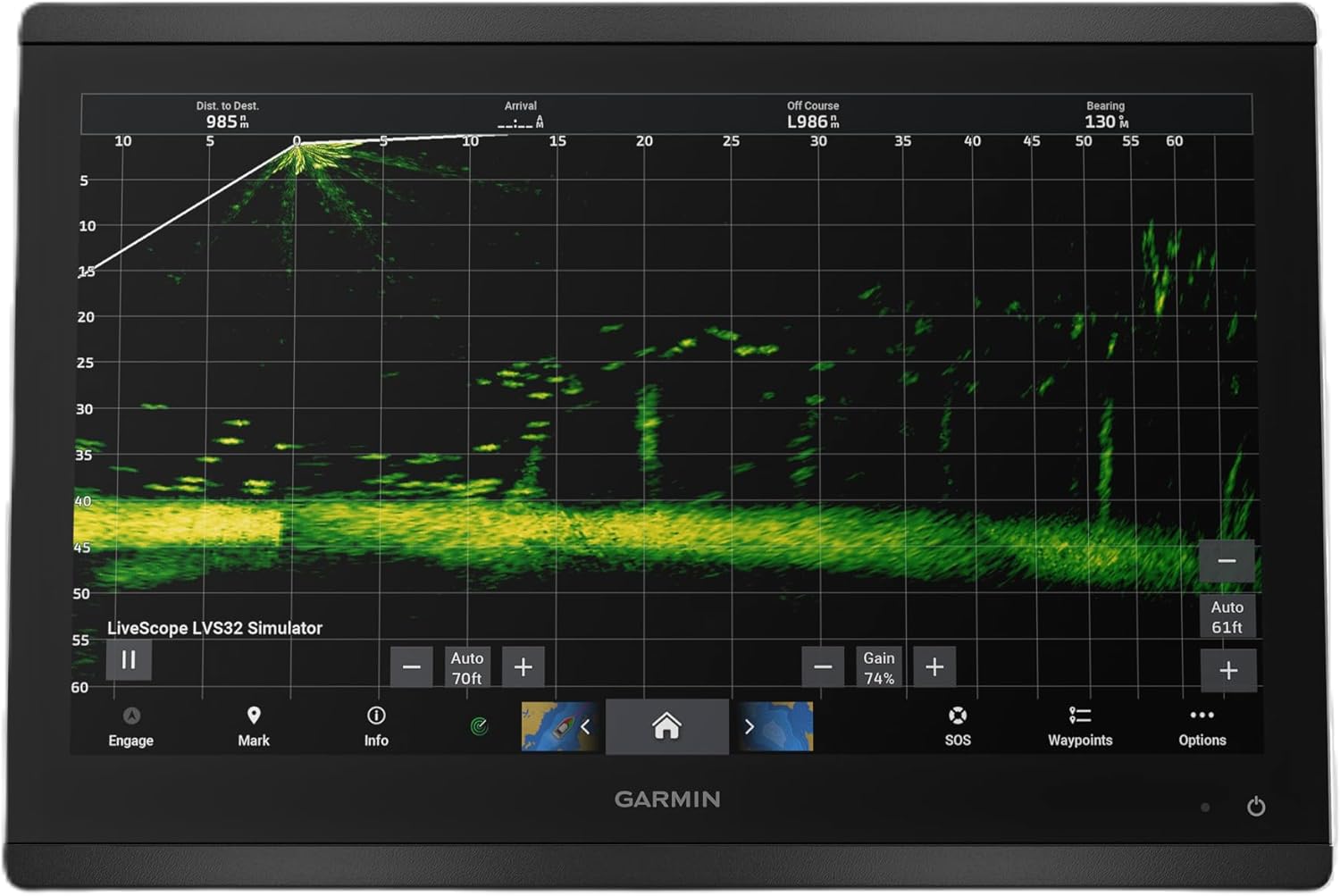 HNC GPSMAP 923xsv 010-02366-52, with GMR 18 HD3 Radome, Compatible with Garmin