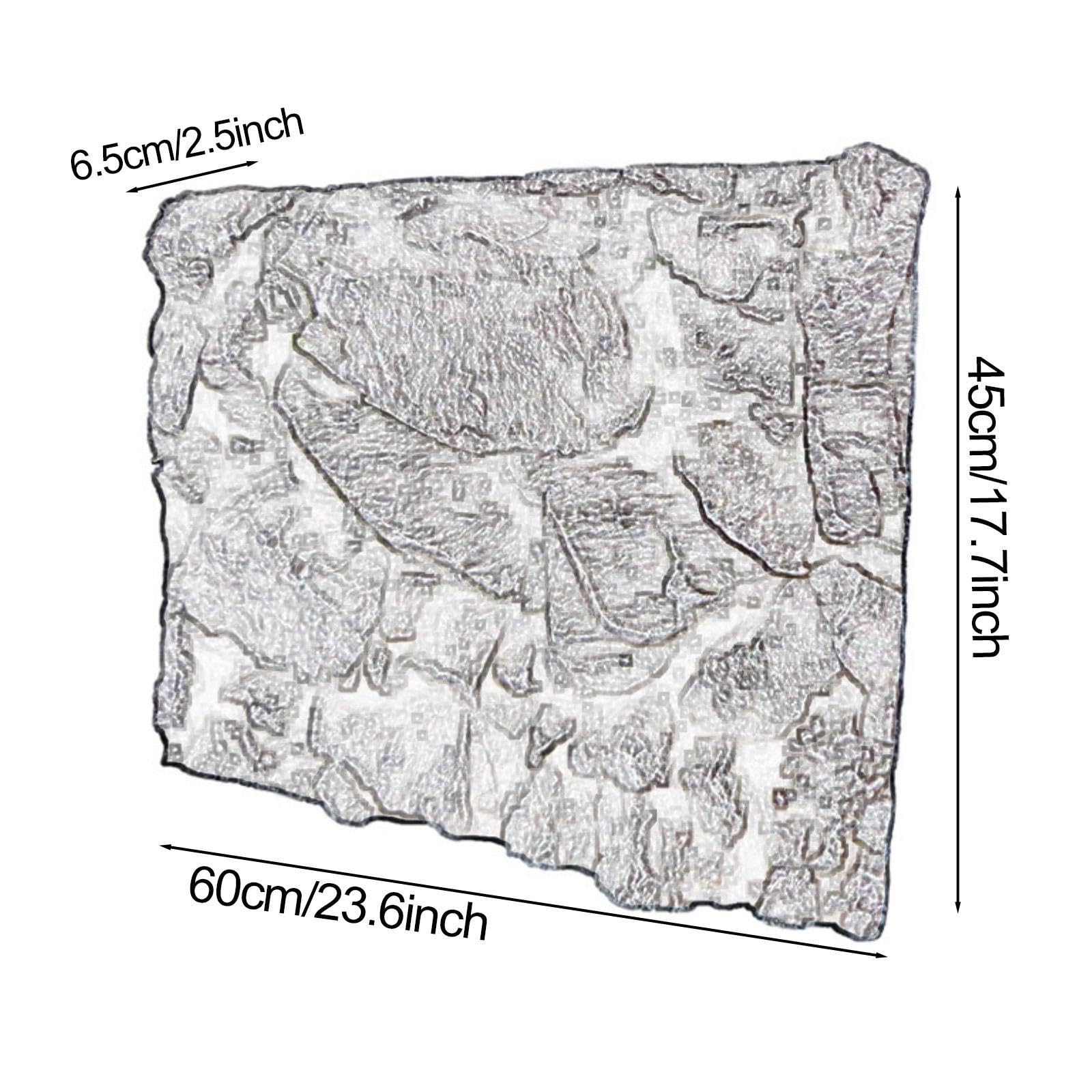 Fondo Decorativo 3D para Terrario de Reptiles, 60x45x6,5 Cm, para Acuario de Peces Y, a, Individual