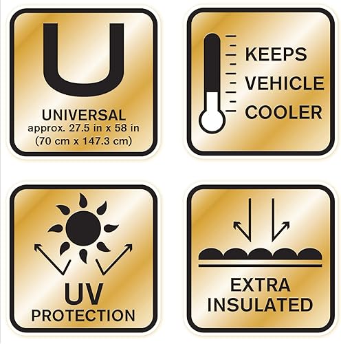 Miniatura 6 de Plasticolor 002774R01 Indiana Jones Temple Idol Parabrisas Parasol Estilo Acordeón