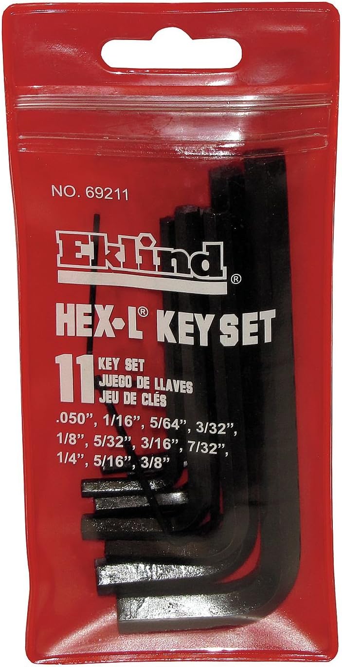 EKLIND TOOL Juego de Llaves Hex-L, 11 Piezas