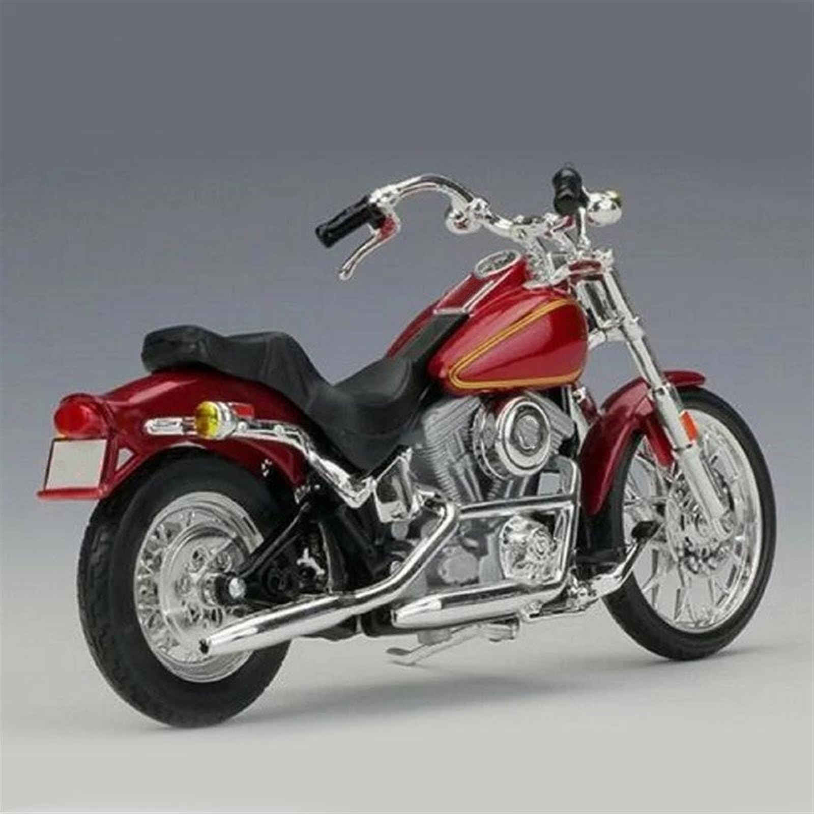 SEYXF Motorbike Toy 1/18 Motorcycle Metal Model Collection Simulation Diecasts Gifts for Harley 1984 FXST Softail(with Retail Box)