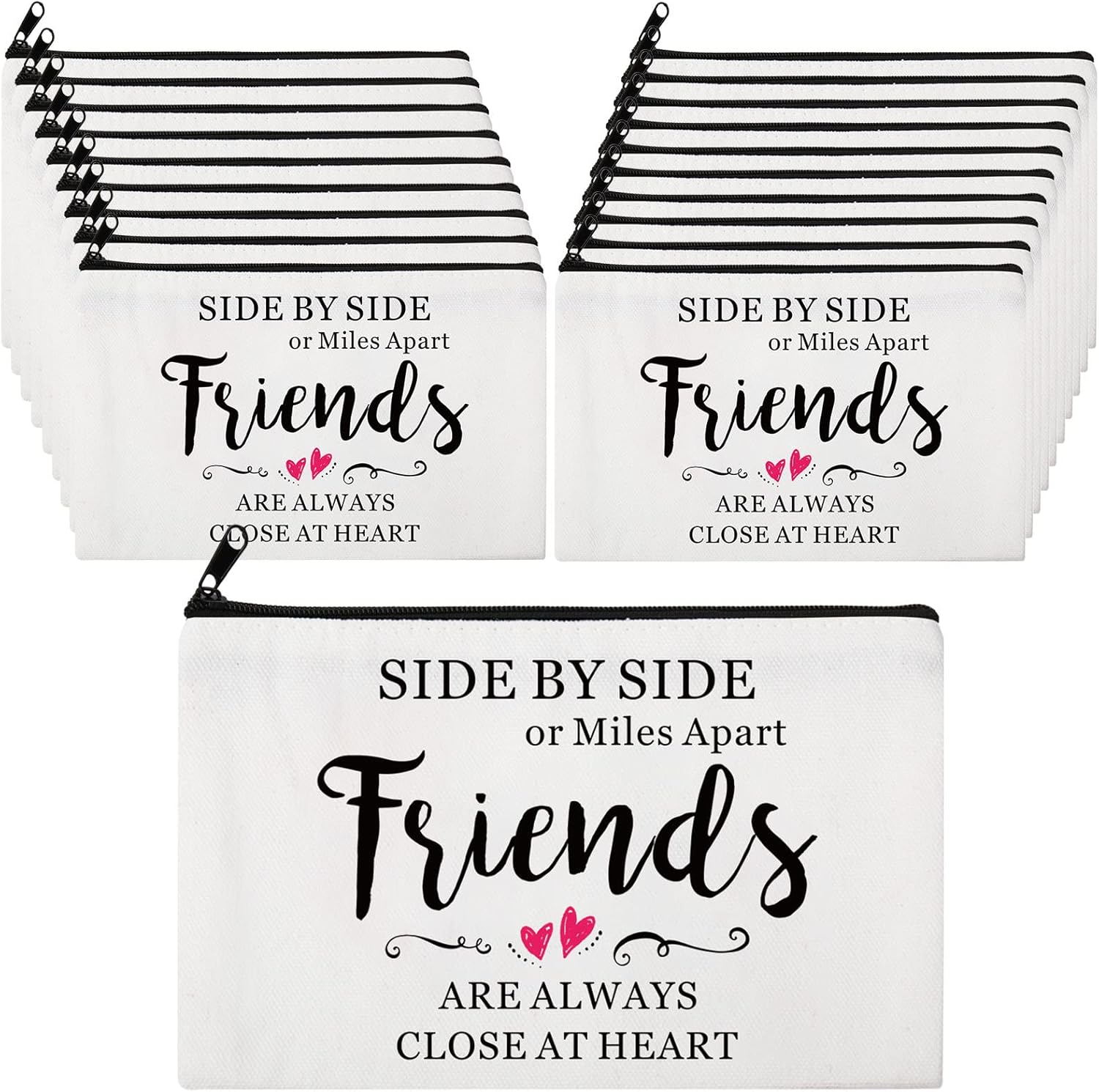 Saintrygo 20 Pieces Return Gifts for Women Makeup Bag Cosmetic Bags for Women Party Favors Friends Gifts