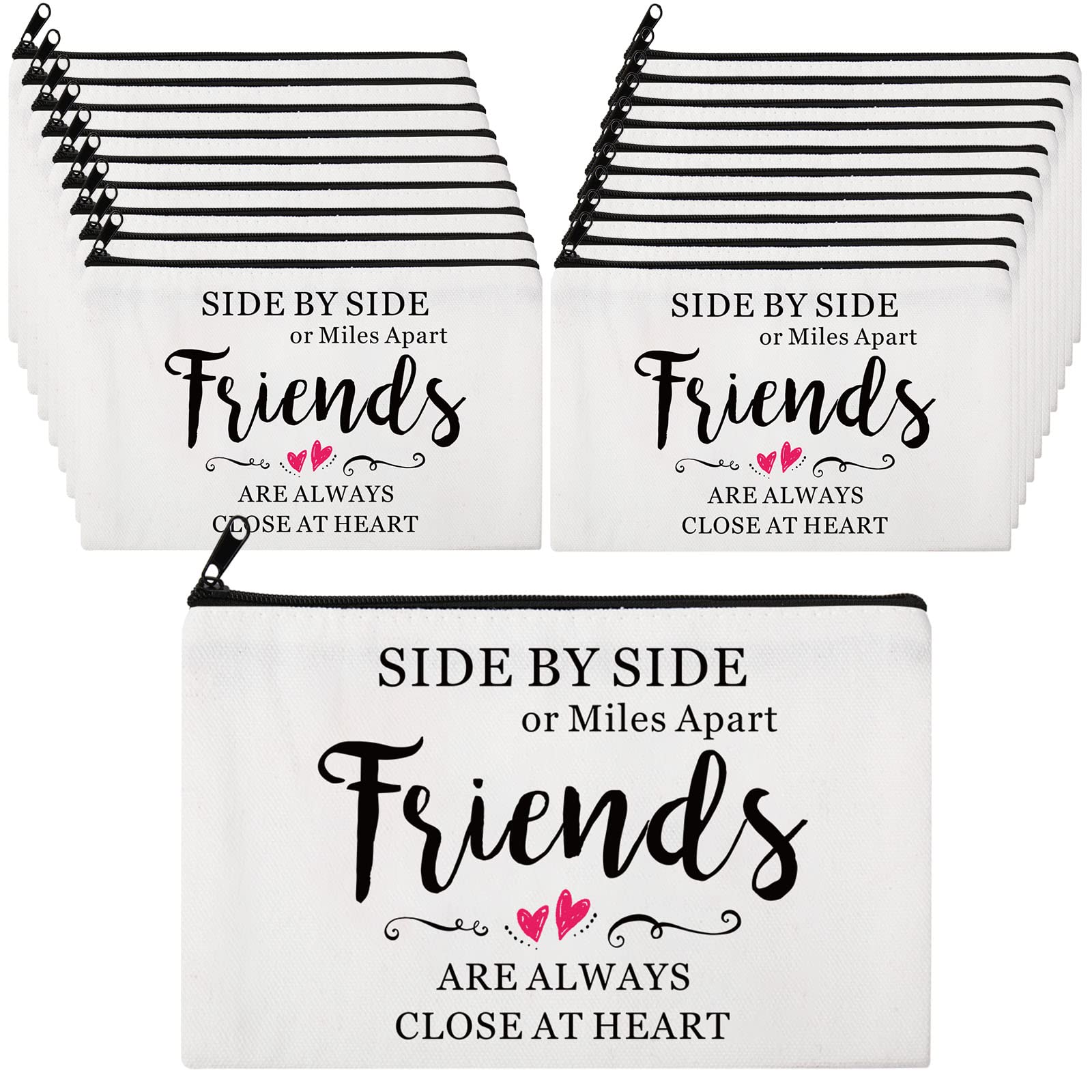 Saintrygo 20 Pieces Return Gifts for Women Makeup Bag Cosmetic Bags for Women Party Favors Friends Gifts