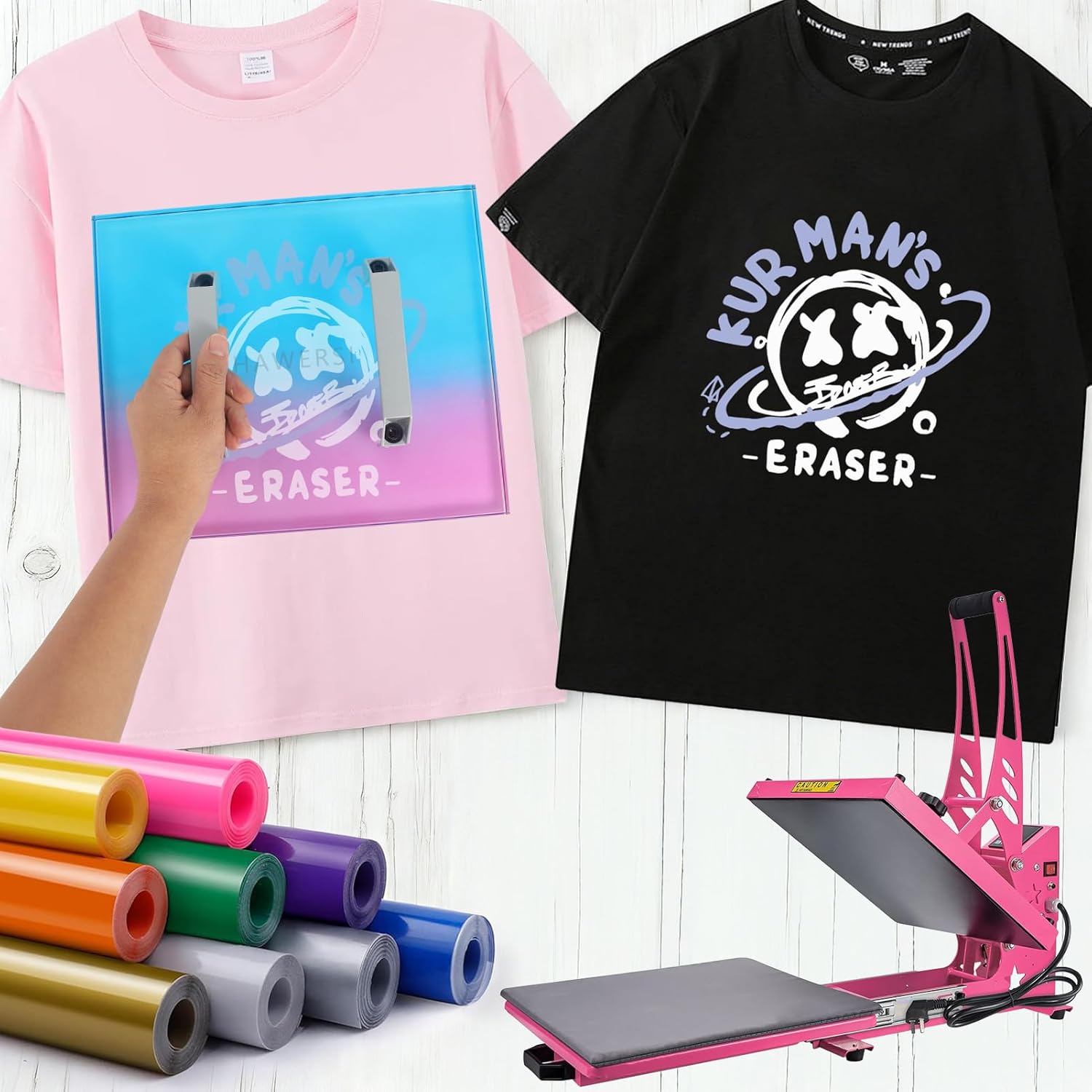 HTV Cooling Block for T Shirt,Portable Heat Press Cooing Tool Without Moving,12" x 10" Super Large Size-Cooling Fast,Accessories for Sublimation,Iron on Vinyl,DTF Film,Heat Transfer Projects