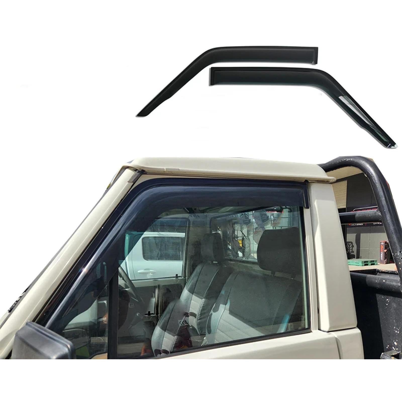 Amazon | サイドバイザー for トヨタ ランドクルーザー 70/76/75/78/79
