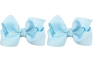 Light Blue Bows for Girls - Perfect Accessory for Any Occasion!
