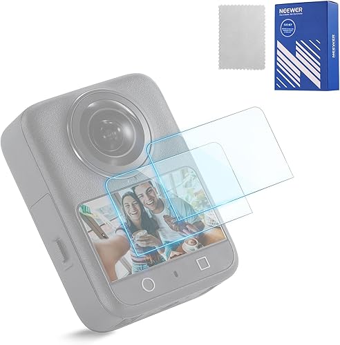 Miniatura 11 de NEEWER Kit de protectores de pantalla Pocket 3 (paquete de 2) compatible con DJI Osmo Pocket 3 Creator Combo Accesorios, 9H HD anti arañazos vidrio