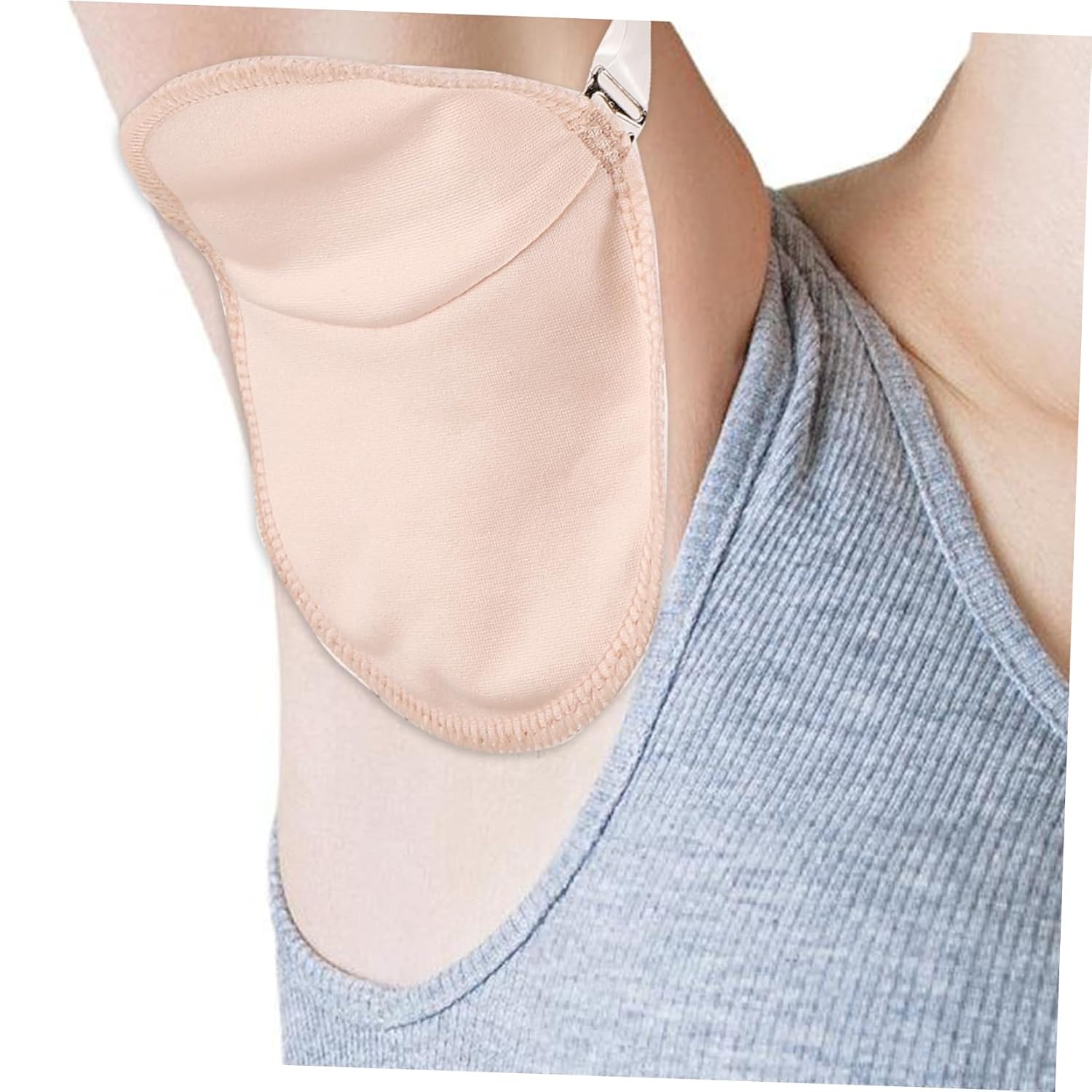 FRCOLOR Washable Armpit Sweat Pads 3 Pairs Waterproof Underarm Absorbent Shields for Women Straps for Everyday Use and Sports