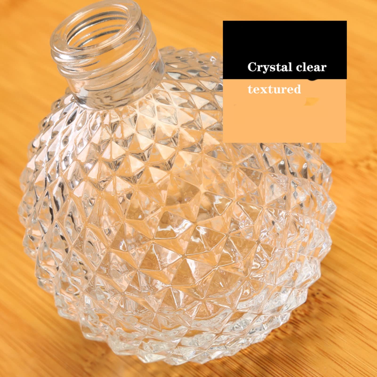 Handseifenspender aus dickem Glas, Seifenspender for Küchenspüle, Flüssigseifenflasche, einfaches Drücken, for ätherisches Öl, Lotion (Size : 14.8 * 8.6cm)
