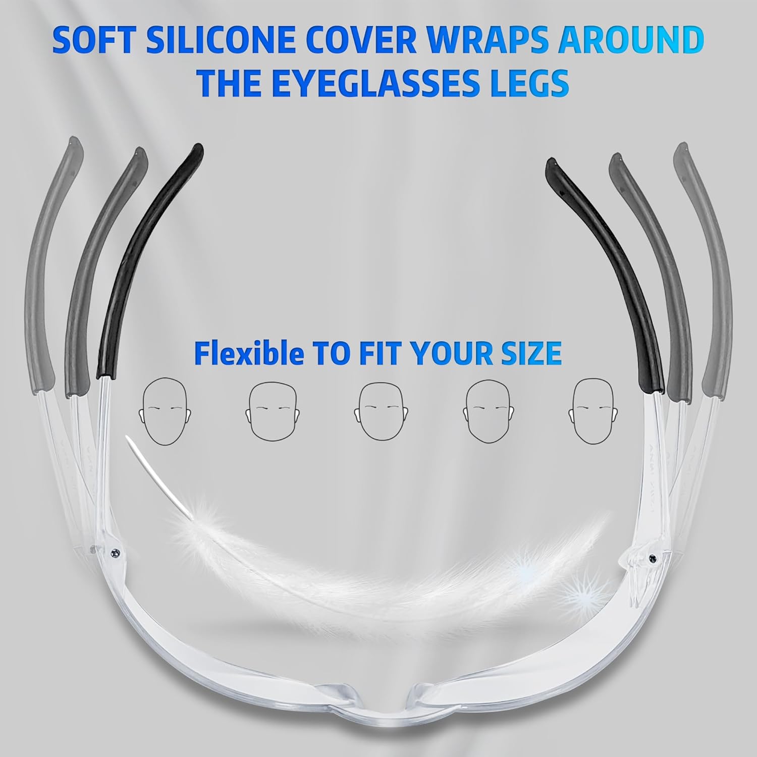 Safety Glasses Ansi Z87.1 Clear Safety Glasses Bulk Impact Resistant Lens Protective Eyewear for Men Women - Image 5