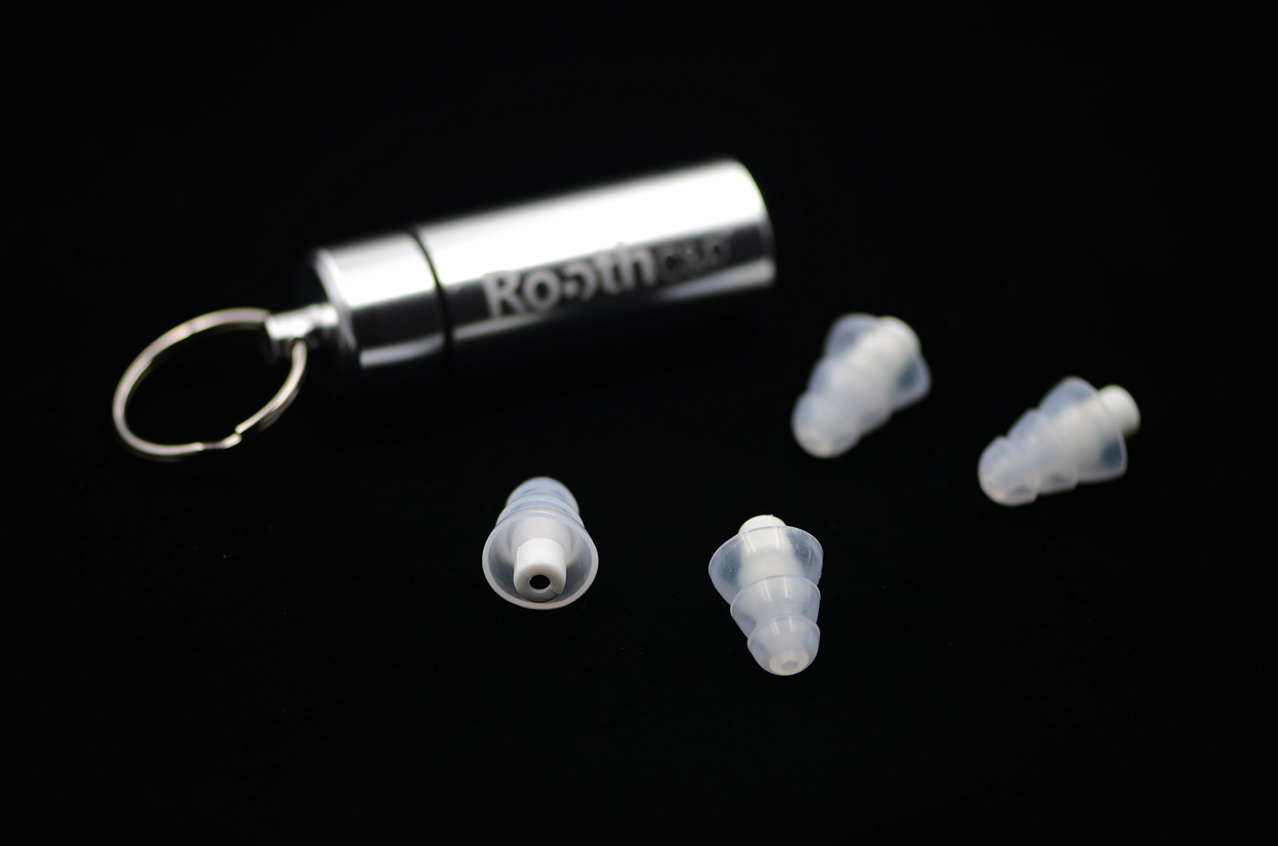 Rooth C&P High-Fidelity Protective Earplug for Drummers - 2 Pairs (Translucent)