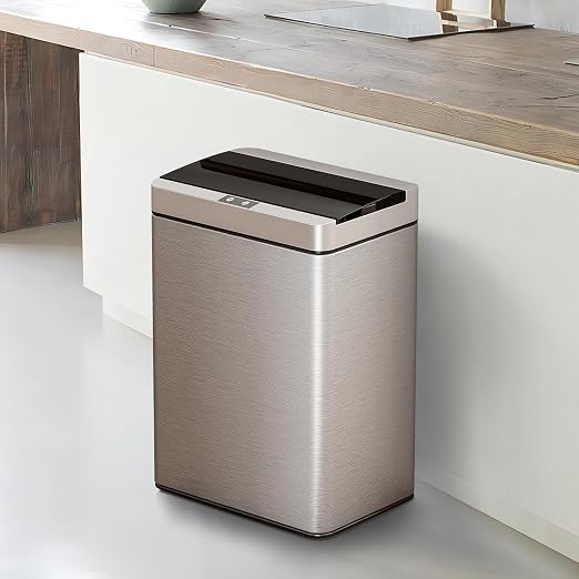 Stainless Steel Motion Sensor Trash Bin