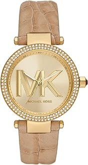 Michael Kors Parker Three-Hand Brown Leather Watch style MK4725