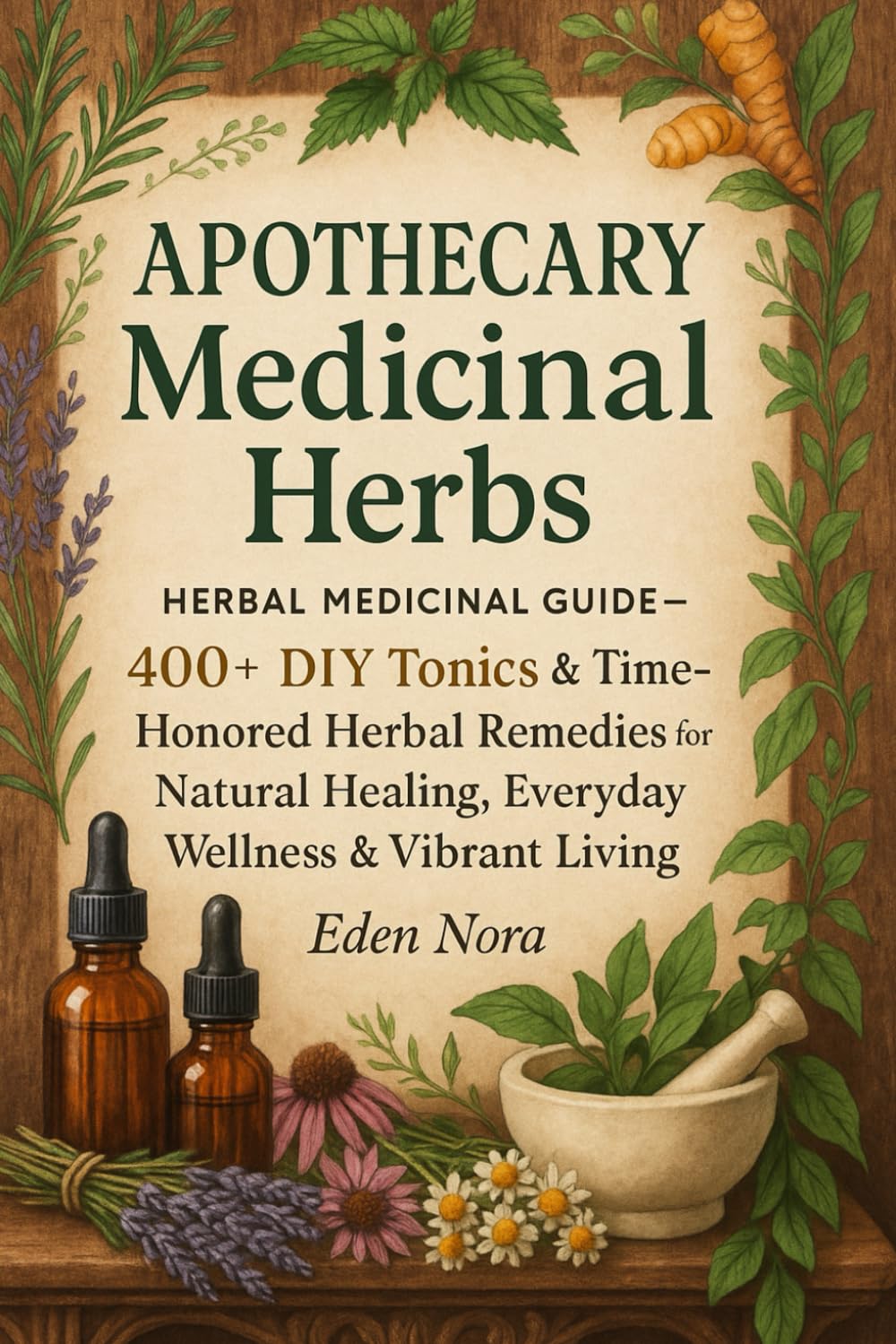 Apothecary Medicinal Herbs: Herbal Medicinal Guide— 400+ DIY Tonics & Time-Honored Herbal Remedies for Natural Healing, Everyday Wellness & Vibrant Living