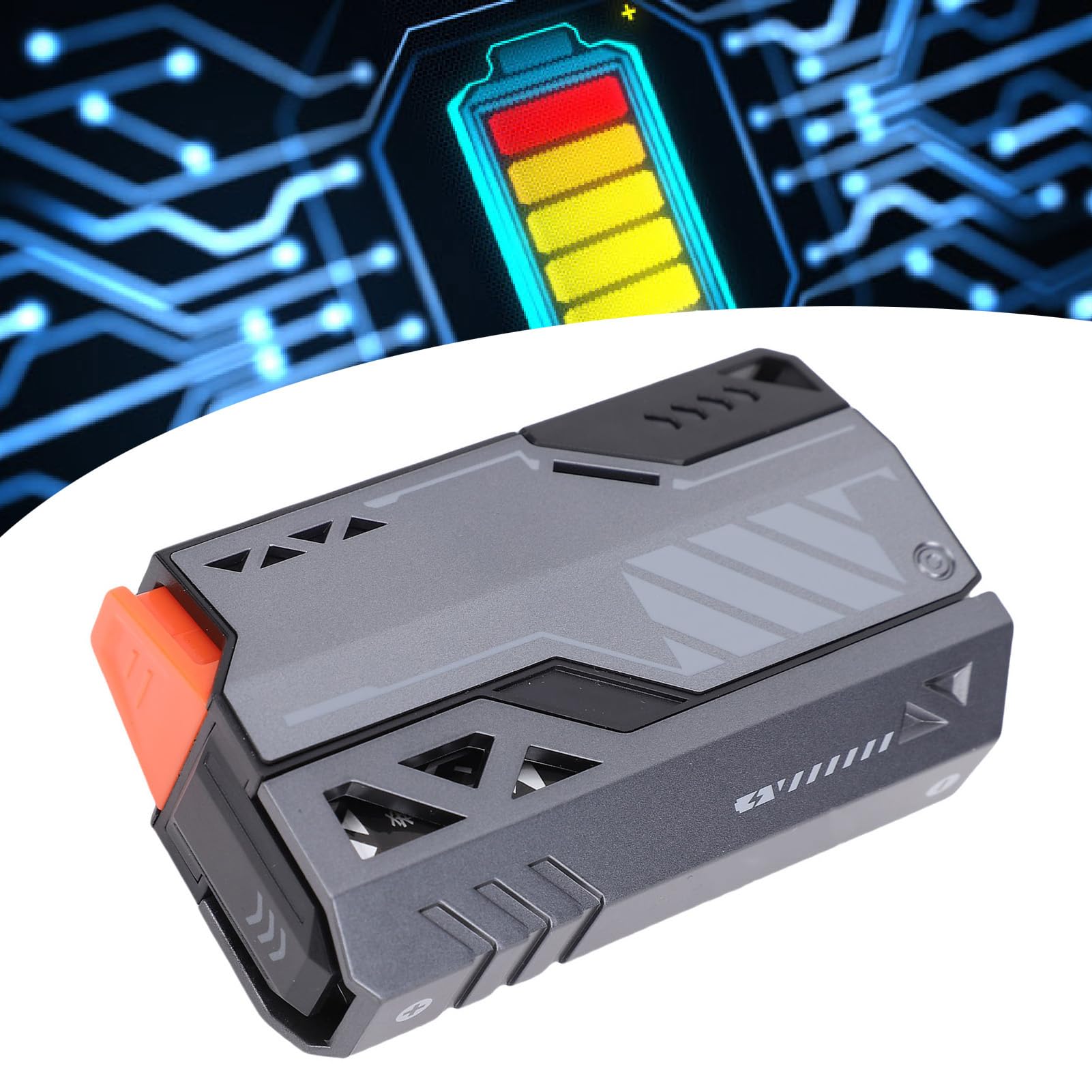 Asixxsix Power Bank, Batteria di Grande capacità da 5000 MAh Caricatore Portatile a Ricarica Rapida, Batteria Compatta e Leggera con Cordino per Lavoro, Viaggi, Escursionismo, Campeggio