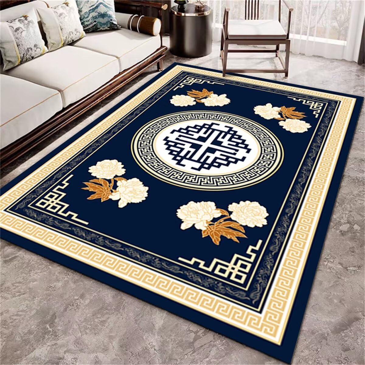 Tapis d'éveil pour bébé bleu pour créer une douce déco de chambre enfant
