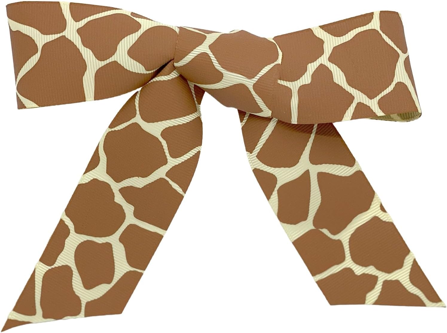 Morex Ribbon Giraffe Grosgrain Ribbons, Animal Print, 1-1/2-Inch by 20-Yard, Natural Brown