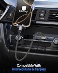 USB A à USB C Câble 2ft, 2 Boîte tressée USB Câble de type C cordon de charge rapide, 2 ft USB à USB-C Câble pour voiture iPhone 15 16 17 Pro Max, iPad Air Pro, Samsung Galaxy S24 S23 Ultra, USBA à USBC câble