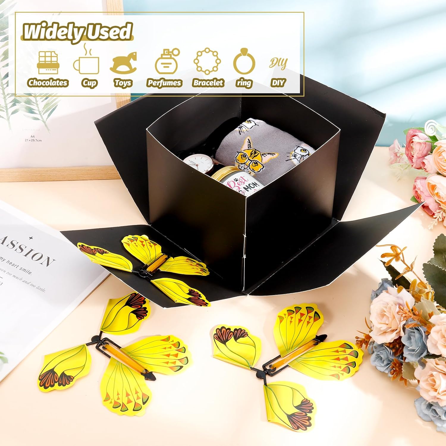 Butterfly Explos Box, Flying Butterfly Surprise Box for