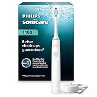 Vista 1 de Philips Sonicare Cepillo de dientes eléctrico serie 1100, cepillo de dientes sónico con tecnología sónica avanzada, EasyStart, Smartimer