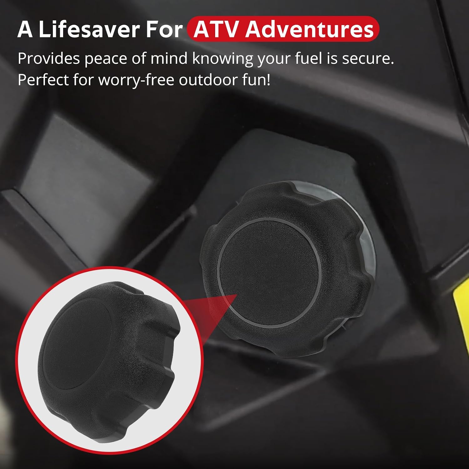 JAVIK Gas Cap Fuel Cap for Can Am Maverick X3 Trail Sport Defender Commander Traxter 100 700 800 2018-Up OEM# 709000868