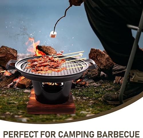 Miniatura 7 de DOITOOL 1 Unidades Portátil Sin Humo Barbacoa Parrilla Compacto Horno para Acampar al Aire Libre Cocina Interior Cocina y Tailgating Incluye