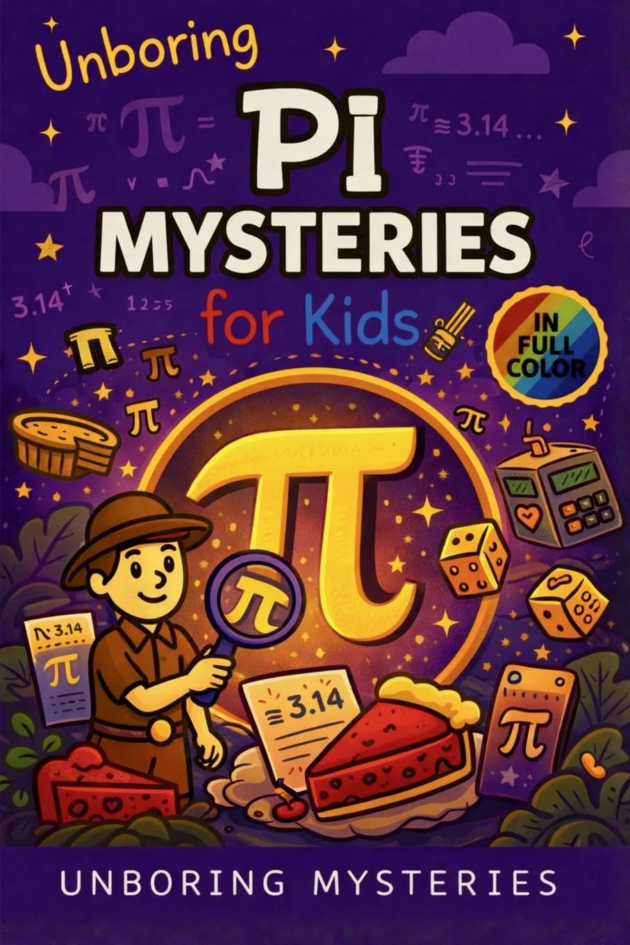 Unboring Pi Mysteries for Kids: Funny, Fascinating Guide to the Most Baffling Pi Mysteries, Number Secrets, and Mathematical Wonders: 1 (Math & Science Mysteries for Kids)
