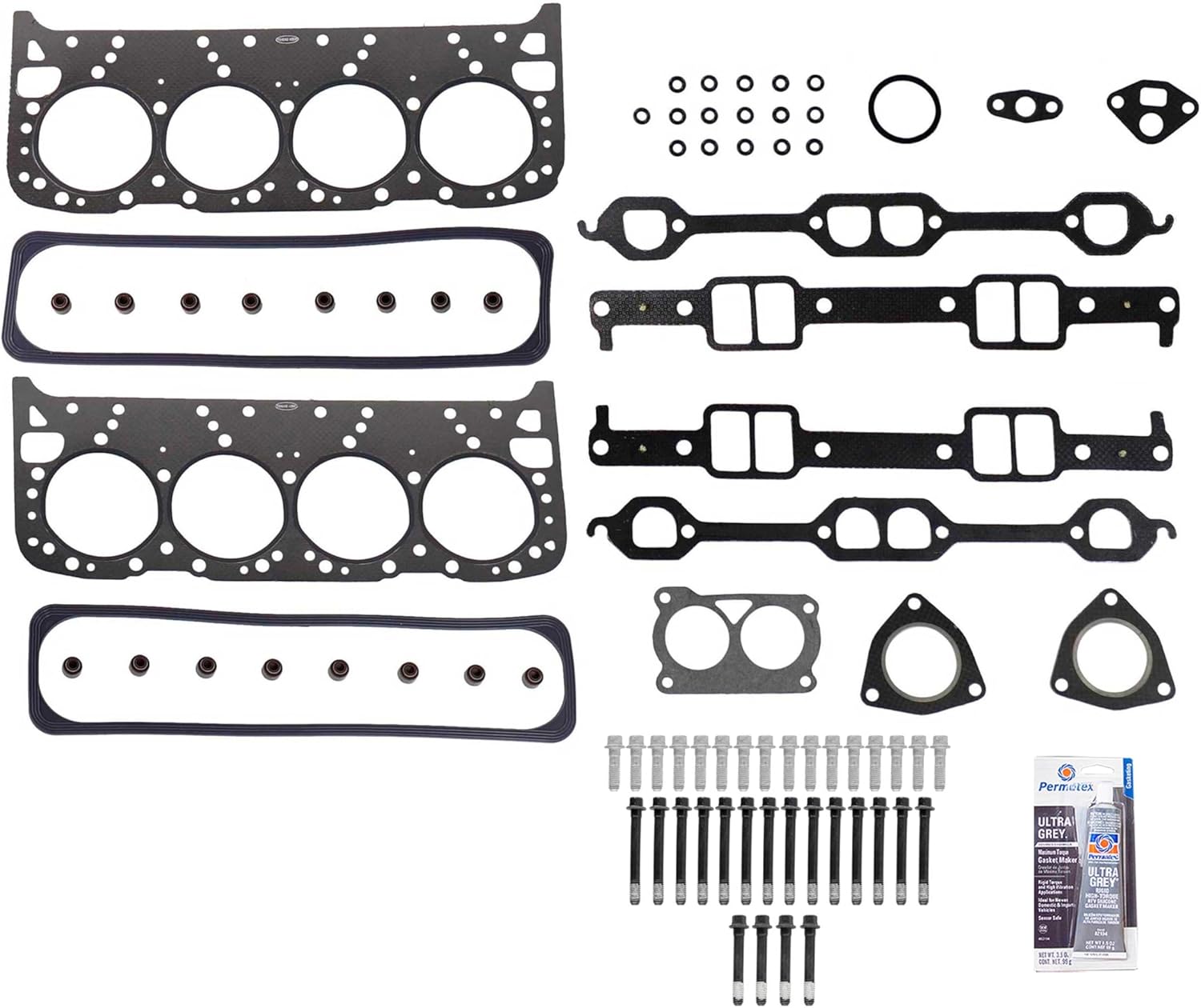 CPWK273 Head Gasket Set Bolt Kit Fits: 94-96 GMC Caprice 4.3L V8 OHV 16v VORTEC