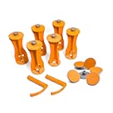 Bora Centipede Workstand Compatible Riser Kit for Folding Table - Accessories for Sawhorse Work Bench - 6x Risers. 6x Non-Slip Grips and 2xTool Storage Hooks for Workshop Portable Table CAK2015