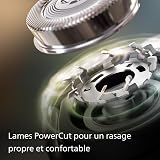 Philips Electric Shaver 3000 Series - Wet & Dry Electric Shaver for Men with SkinProtect Technology in Dark Moon, Pop-up Beard Trimmer, Cordless Shaver (Model S3145/00) - 4