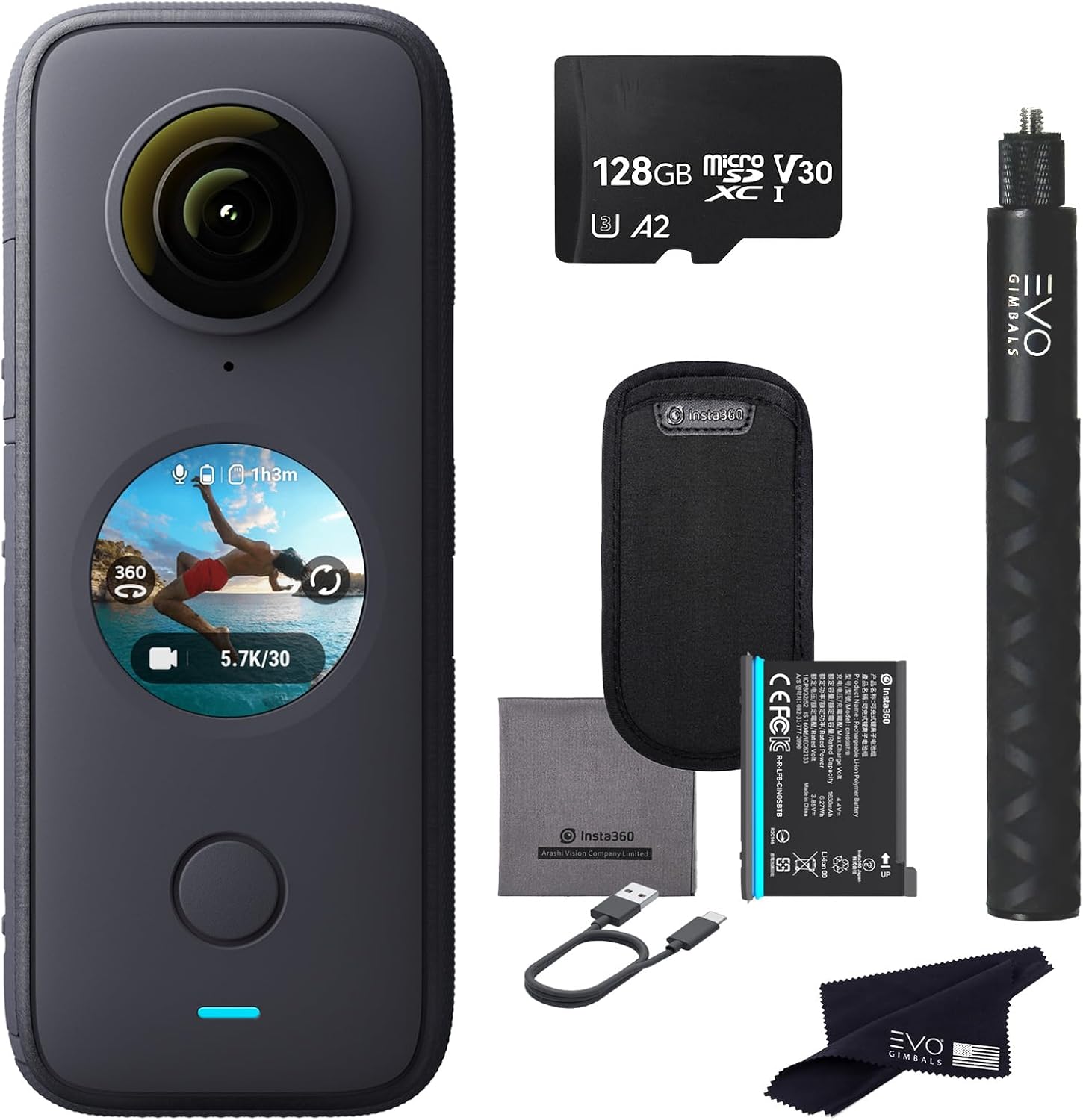 Insta360 ONE X2 360度カメラ セット Insta360 ONE X2 究極キット 正規代理店 インスタ 360 全天球