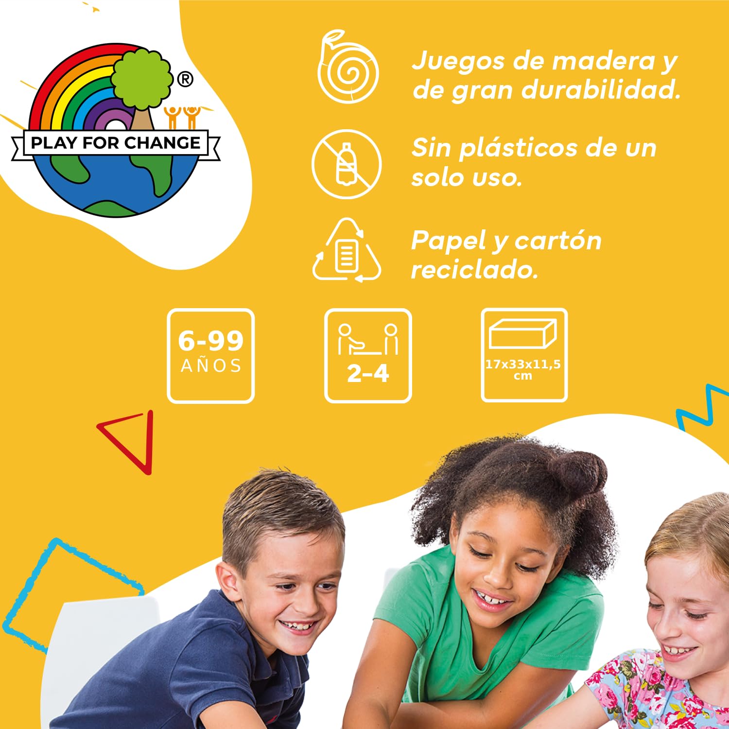 Cayro - Domino Gigante de Madera - Ideal para Familias - Piezas Grandes - Juego de Mesa Educativo - De 6-99 Años - 2-4 Jugadores