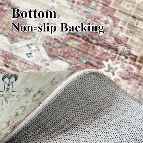 Miniatura 2 de RUUGME Alfombra lavable de 2 pies 6 x 12 pulgadas, alfombra vintage de cocina, resistente a las manchas, para sala de estar, dormitorio, cuarto de
