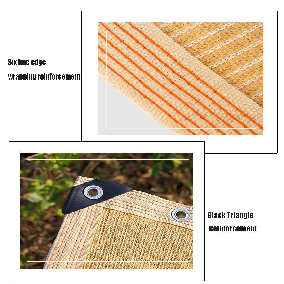80% UV Red de Sombra Beige, Mallas de Sombreo Jardin,3x4 4x6 6x8m Tela de Sombra para Pergola, Patios, Piscinas, Plantas(4 x 5 m)