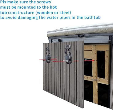 Heavy Duty Hot Tub Cover Wind Straps