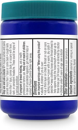 Miniatura 3 de Tienda Basics Supresor de tos y ungüento analgésico tópico, 3.53 onzas