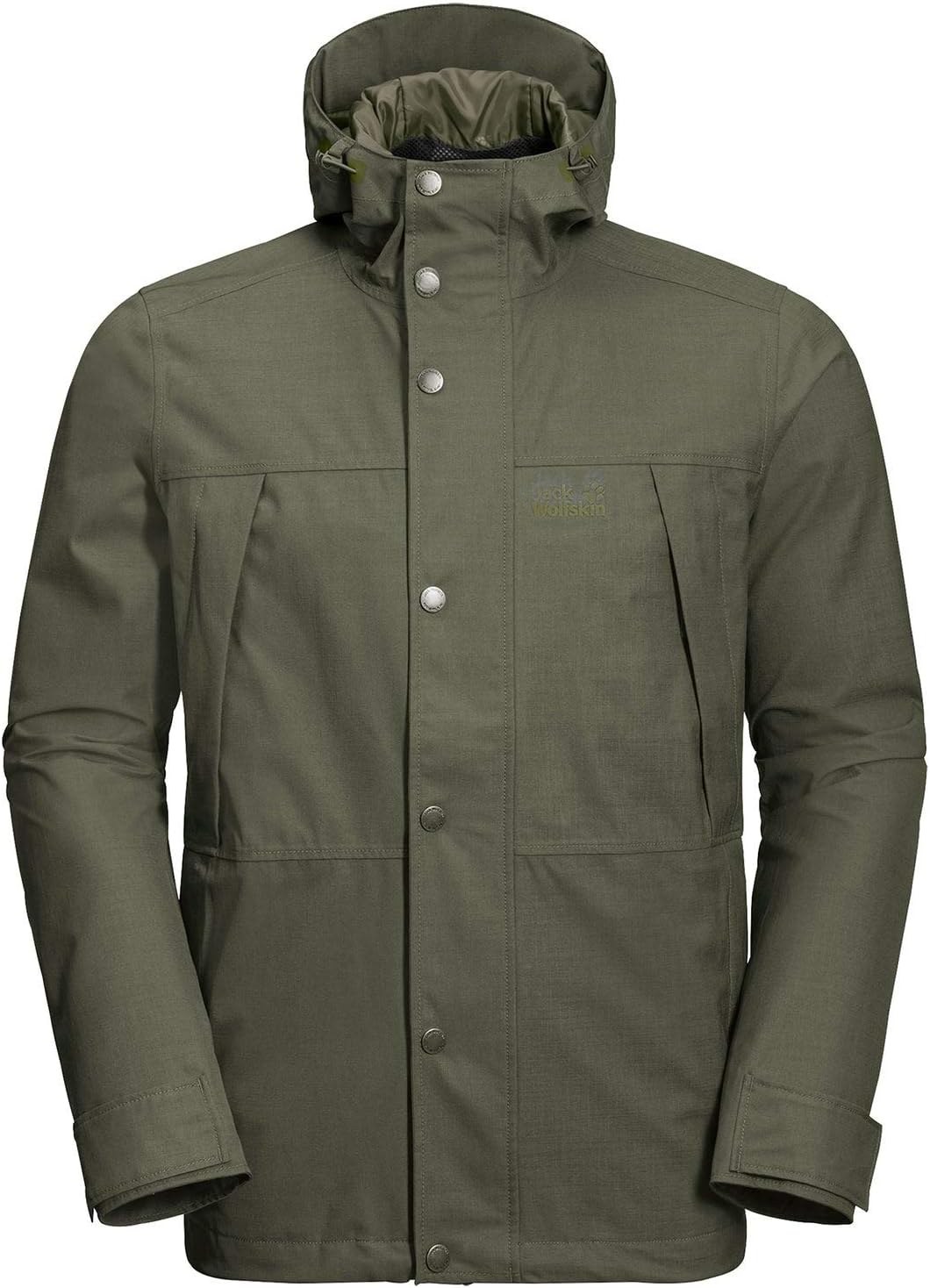 Jack Wolfskin Men's Bridgewater Recycled Waterproof Rain Jacket
